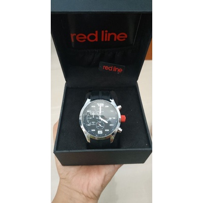 Jam Tangan Pria - red line Stealth Chronograph