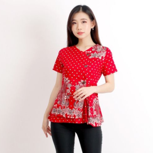 Batik wanita - Atasan blouse batik wanita fashion 183