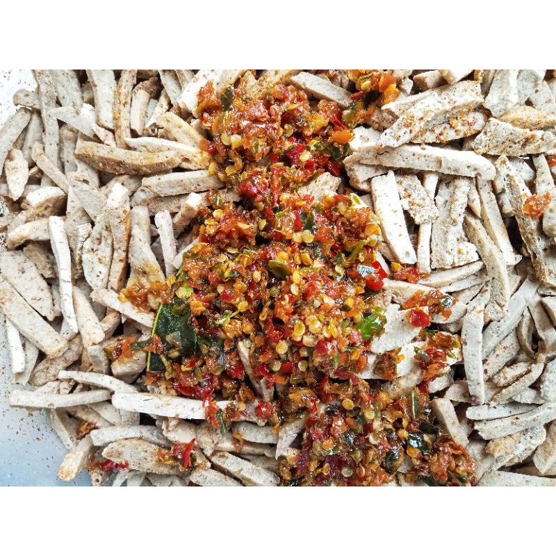 

Basreng pedas daun jeruk