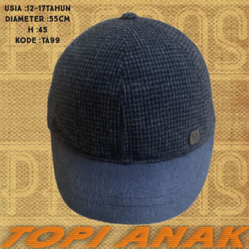 topi anak remaja visor pendek movito preloved ta99