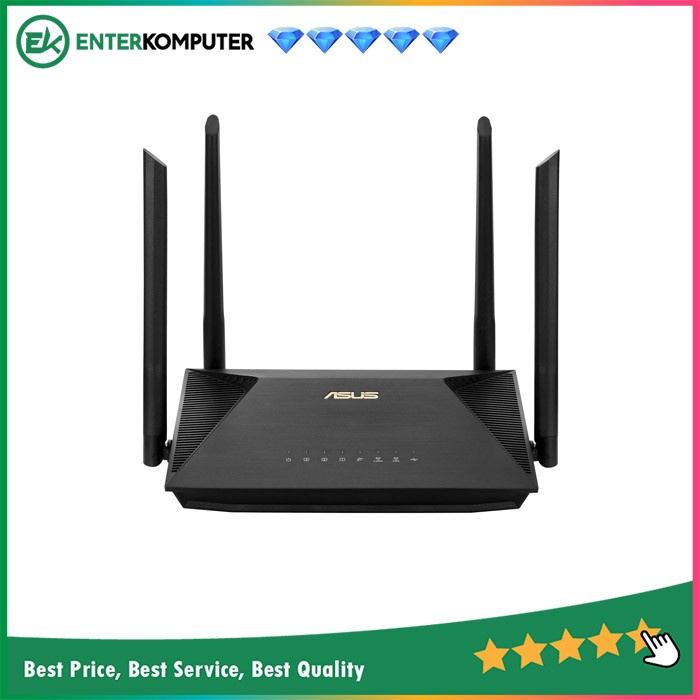 Asus AX1800 Dual Band WiFi 6 Wireless Router - Asus RT-AX53U