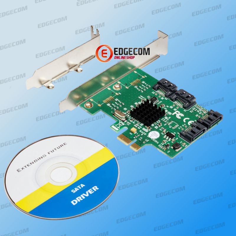 PCIE PCI EXPRESS SATA 3 4 Port High Speed 6Gbps With Low Profile