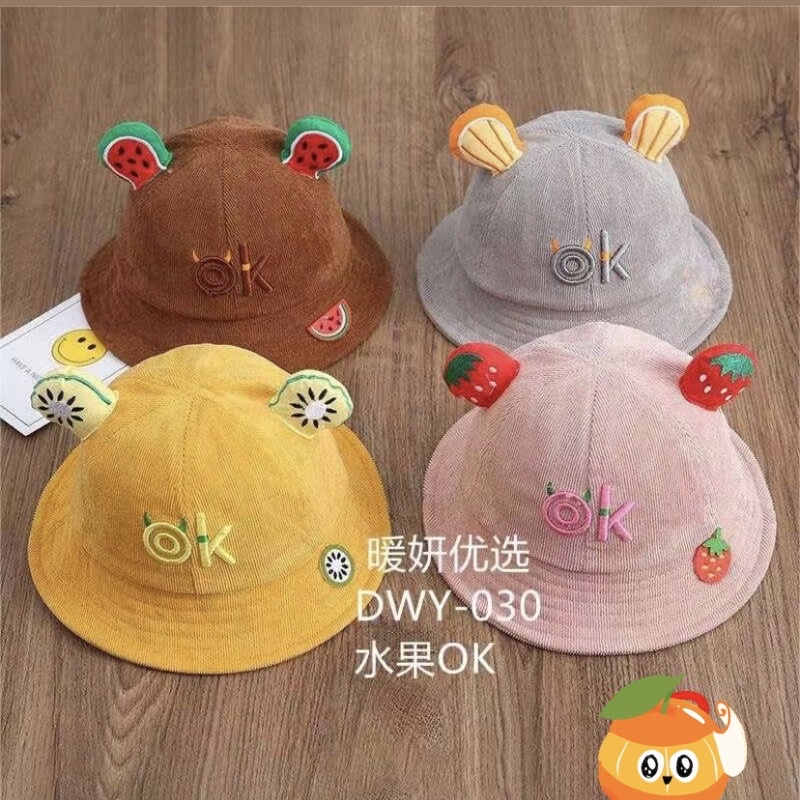 Topi Bucket Anak 1-3 tahun Import Buah