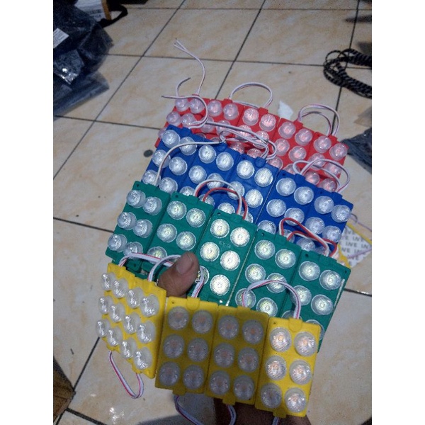 LED 6 MATA KOTAK 2 susun 24v