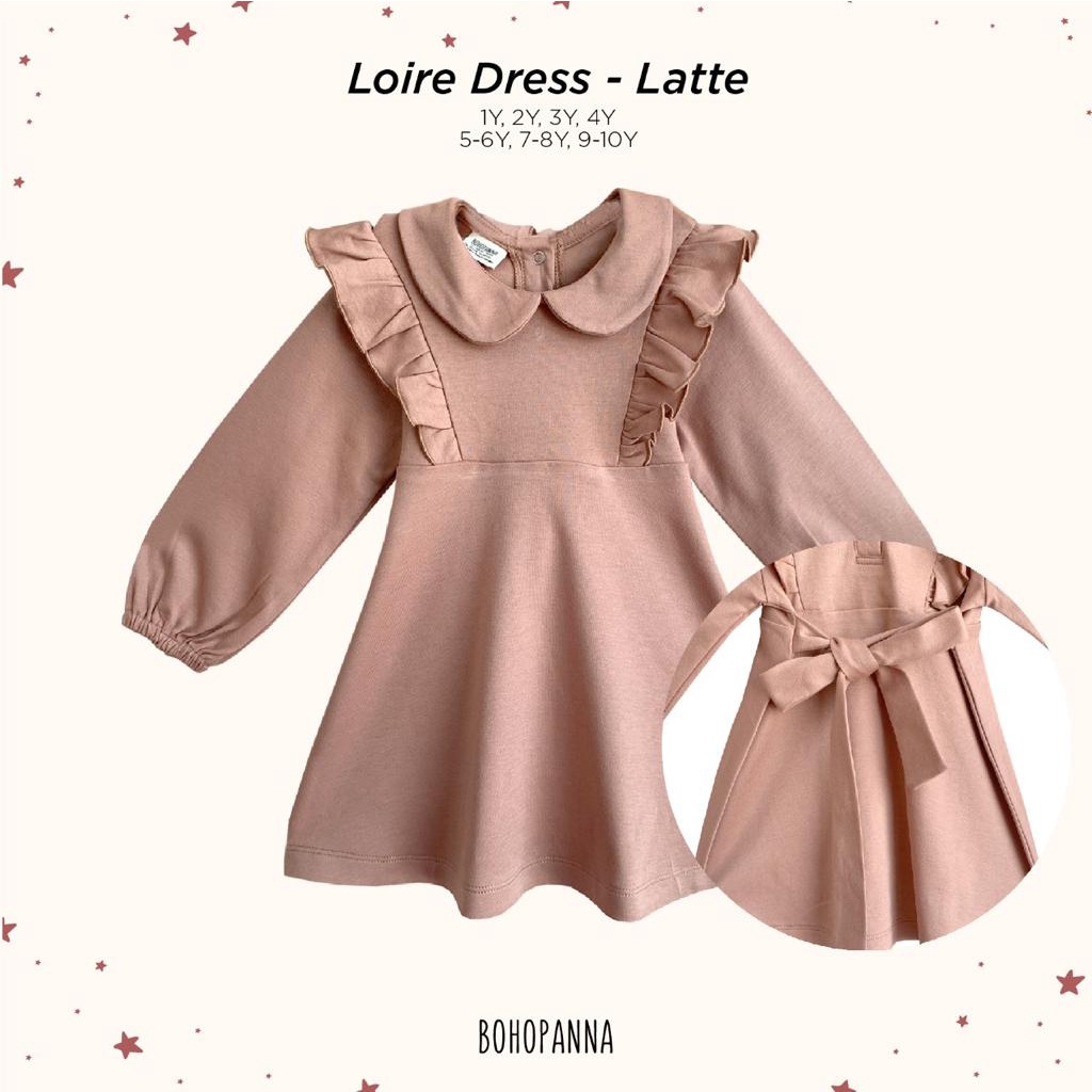 Bohopanna Loire Dress - Dress Anak Perempuan 1-6 tahun