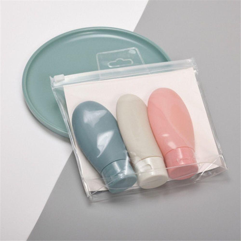 POPULAR Populer 3Pcs /Set Botol Travel Nordic Style Lotion Squeeze Wadah Isi Ulang