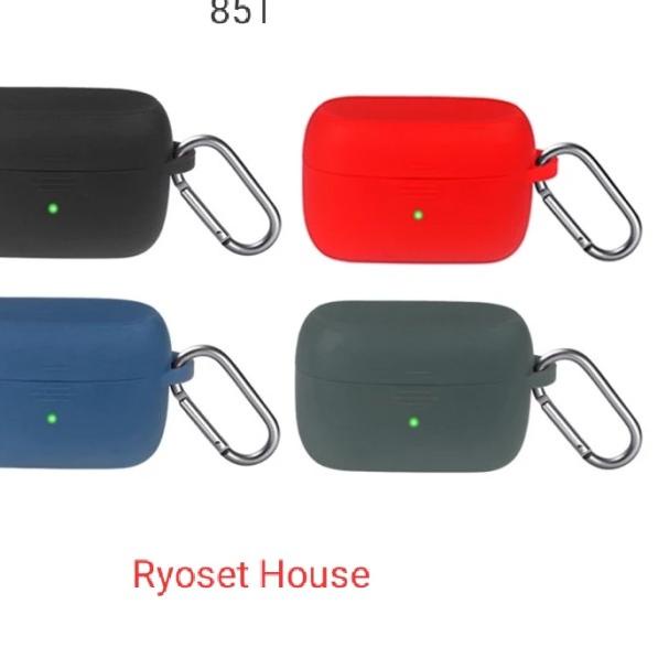 Case Casing Silicone Protective Jabra Elite / Active 85T + Carabiner - Biru