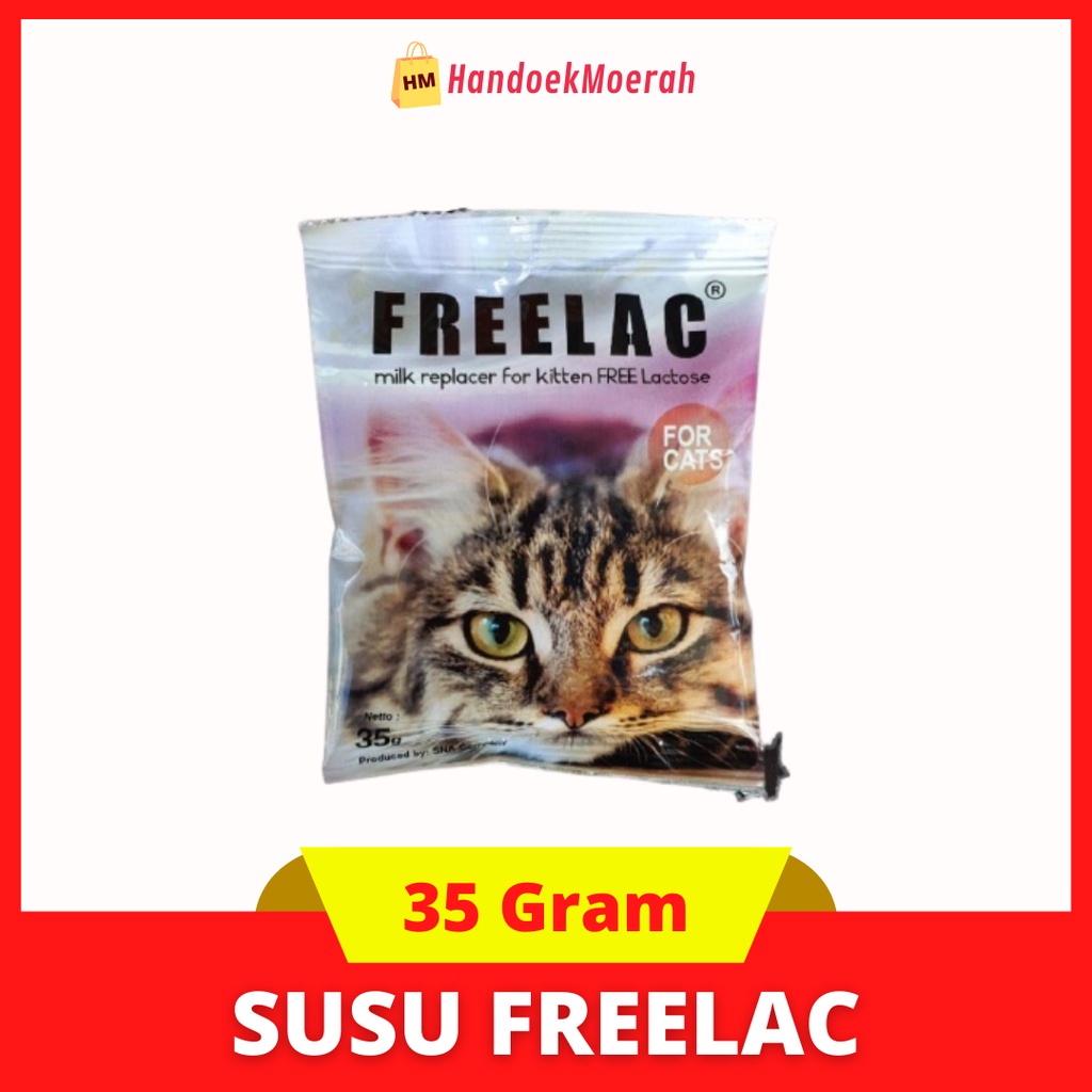 Susu Anak Kucing Kitten FREELAC 35 Gram / Cat Milk Murah