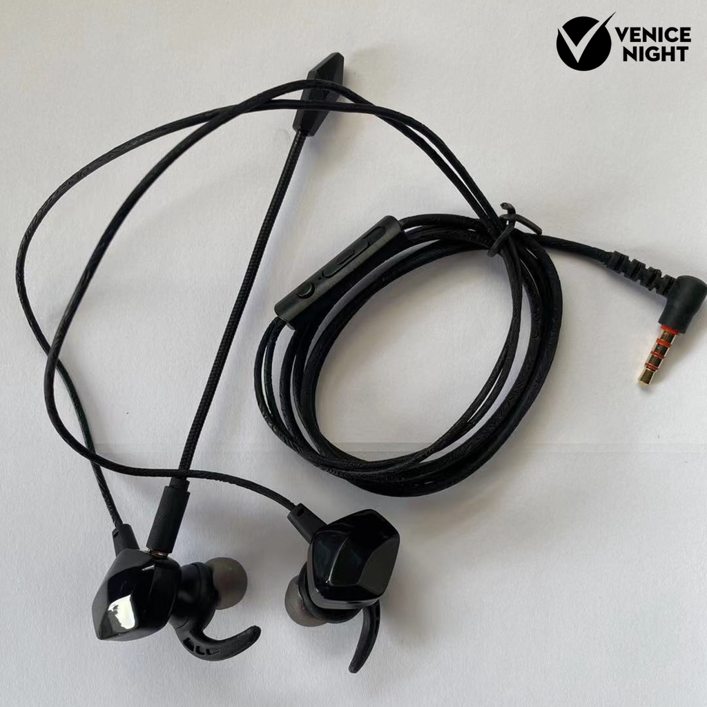 (VNEP) (Berkabel) GM 007 Universal Earphone dengan Mikrofon In-ear Earbuds untuk Gaming