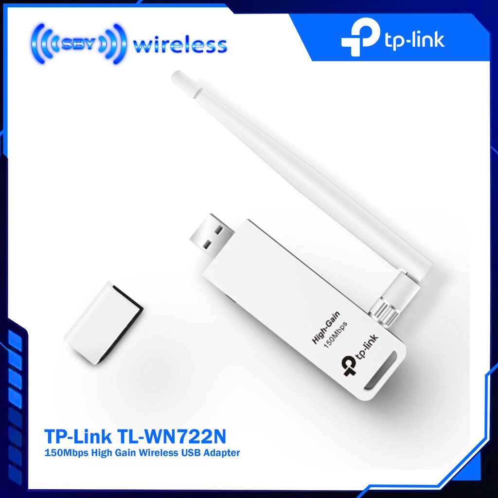 TPLINK TL-WN722N 150Mbps High Gain Wireless USB Adapter TP-LINK TLWN722N