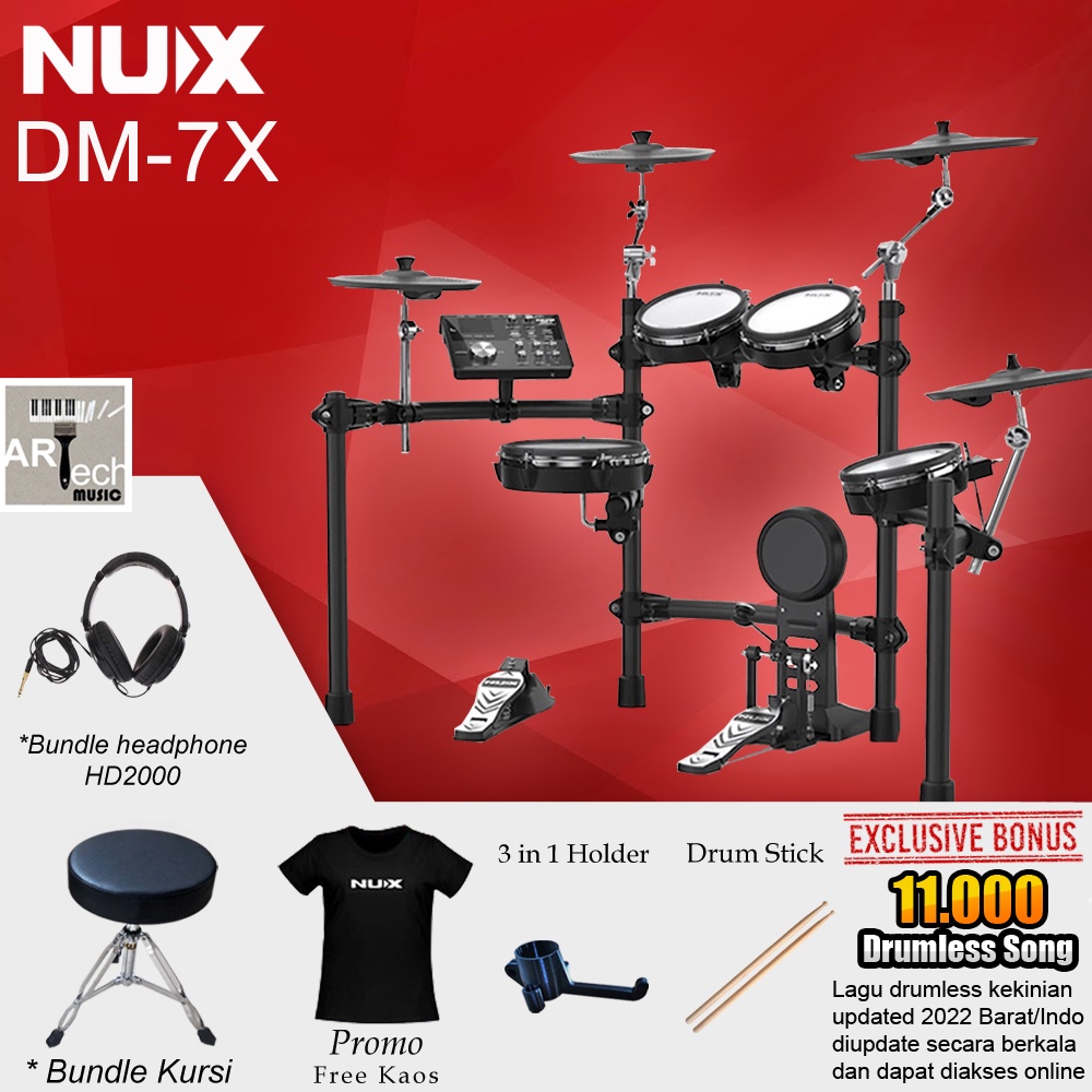 Drum Elektrik NUX DM 7X / DM7X / DM7 X Electric Drum
