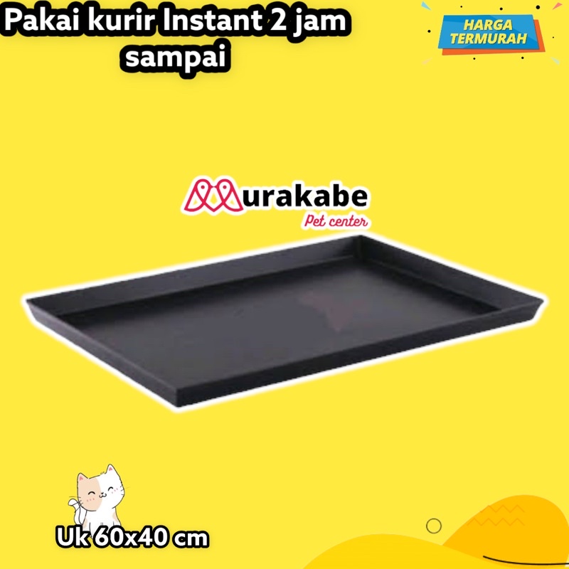 TATAKAN KANDANG ALAS KANDANG TRAY KANDANG BESI KOTAK 60x40cm