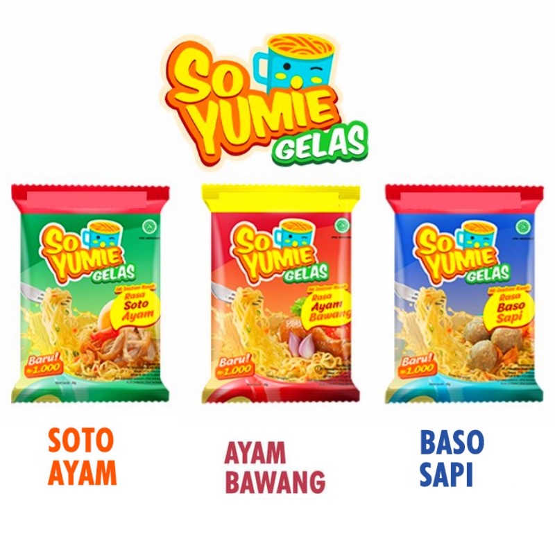 

SO YUMIE GELAS Instan Netto 30gr [ Satuan ]