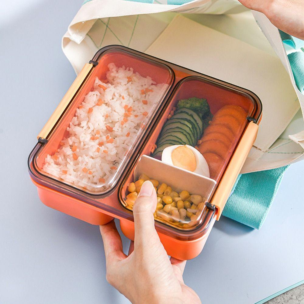 Solighter Lunch Box Piknik Microwavable Untuk Pelajar Pekerja Kantor Wadah Makanan