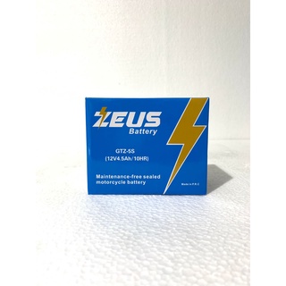 Aki Zeus GTZ 5S untuk motor HONDA Revo 100, New Revo 110, Revo