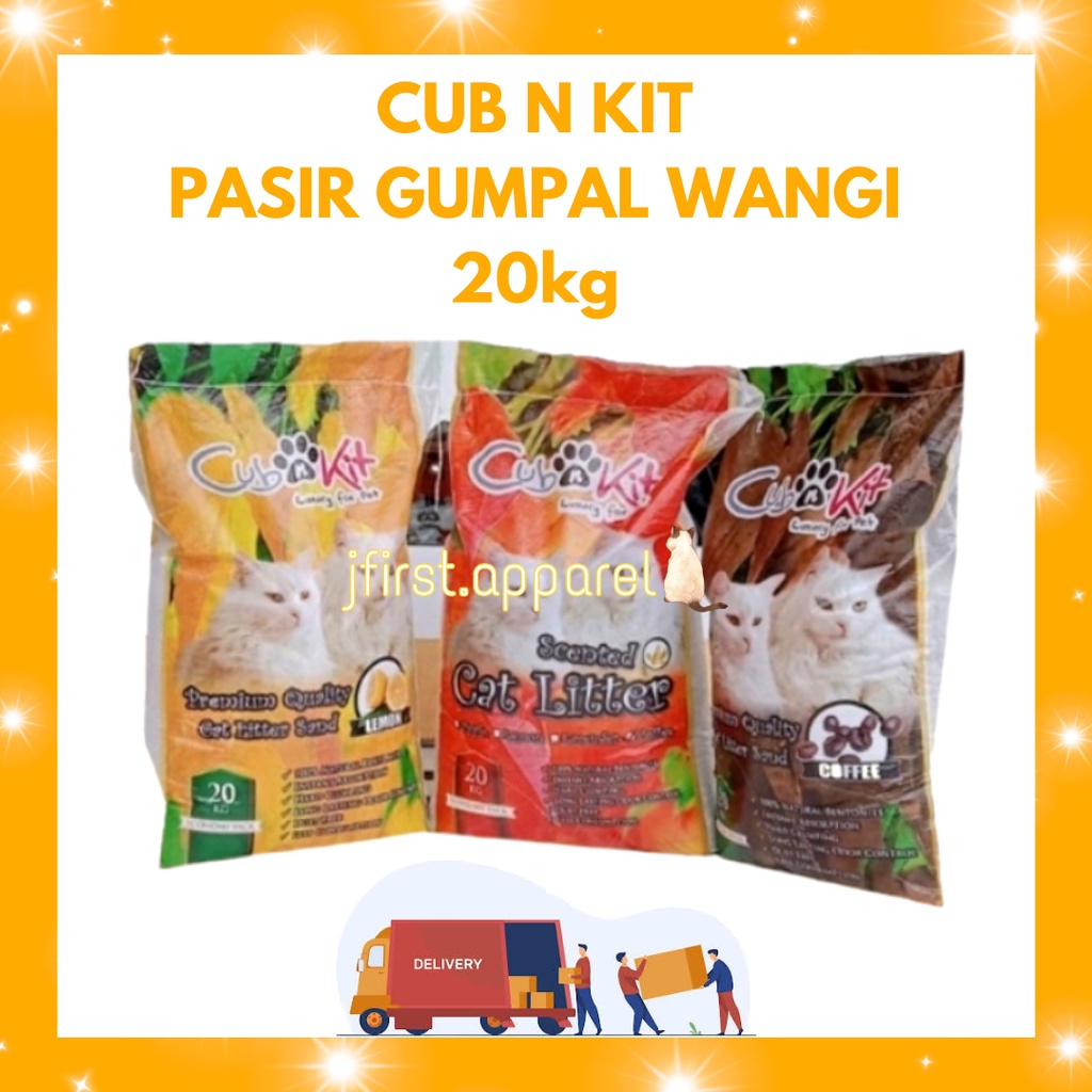 PASIR GUMPAL WANGI CUB N KIT 20KG | KHSUS EKSPEDISI