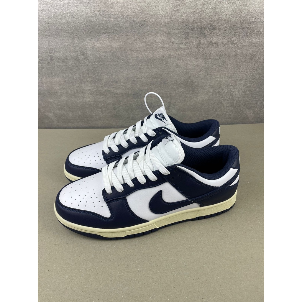 Dunk Low Vintage Navy (W), 100% Real Pic.