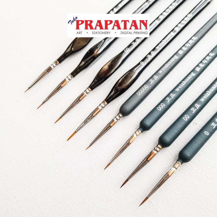 

Kuas Lukis Liner Wei Zhuang no 00000-0 / Wei Zhuang Liner Brush - 000 G130 NANDAA