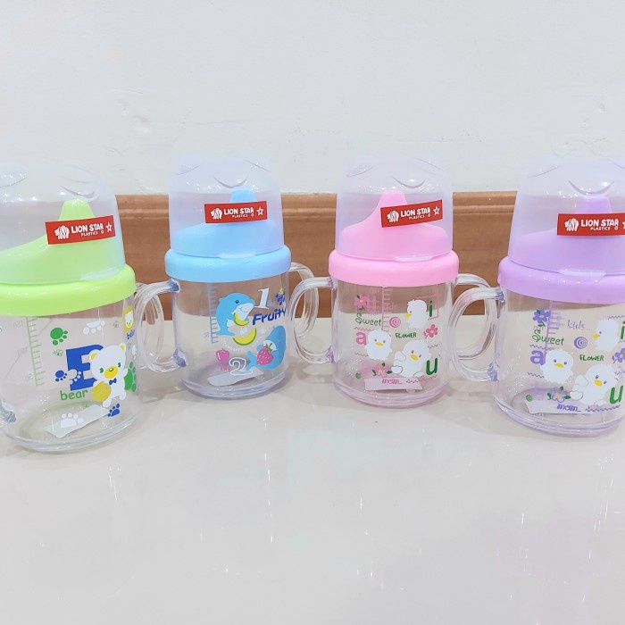 NEW baby mug lion star tempat minum bayi 220ml