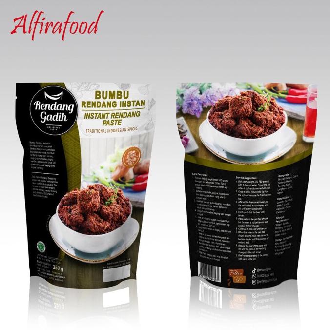 

Bumbu Rendang Instan - Rendang Gadih - pedas sedang