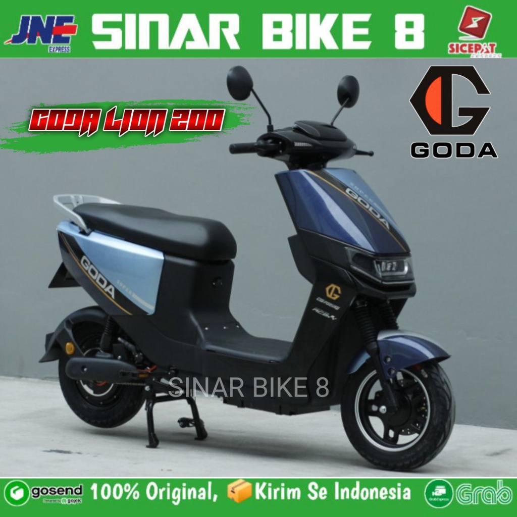 Sepeda Motor Listrik GODA LION 200 Electric Bike 800 Watt