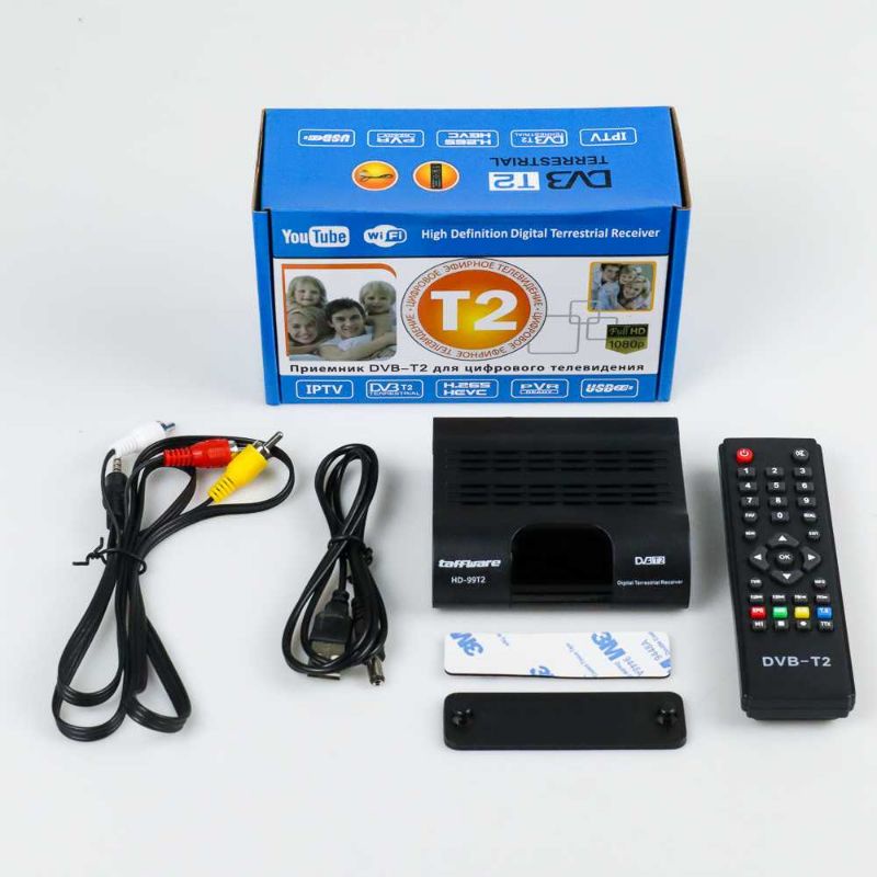 Set Top Box TV digital taffware penerima siaran Full HD untuk TV tabung dan LED Tuner Set Top Box