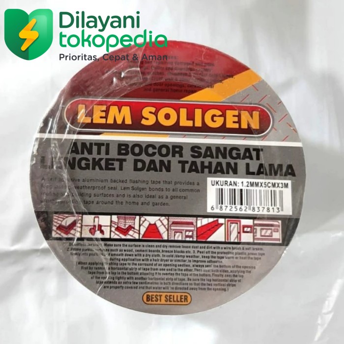 Lem Lem Atap - Lem Talang Tambal Anti Bocor Lem Soligen / Penambal Genteng