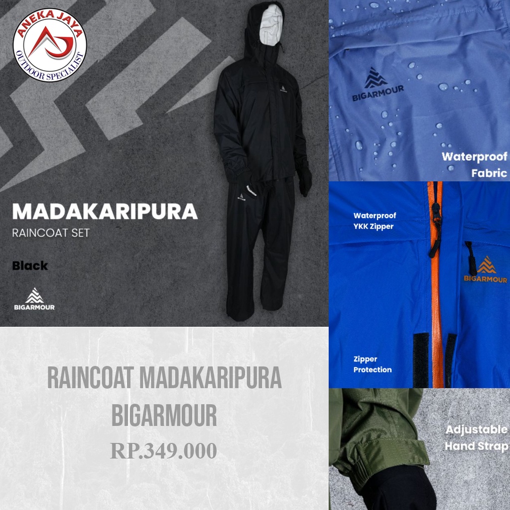 Raincoat Set Big Armour Jas Hujan