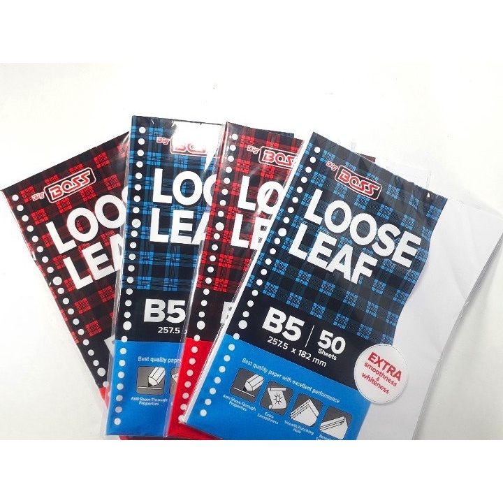 

Loose Leaf/Kertas Binder BIG BOZZ A5/B5 (007010)/(007011)/(007012)/(007013)/(007014)/(007018)/(007019)/(007020)
