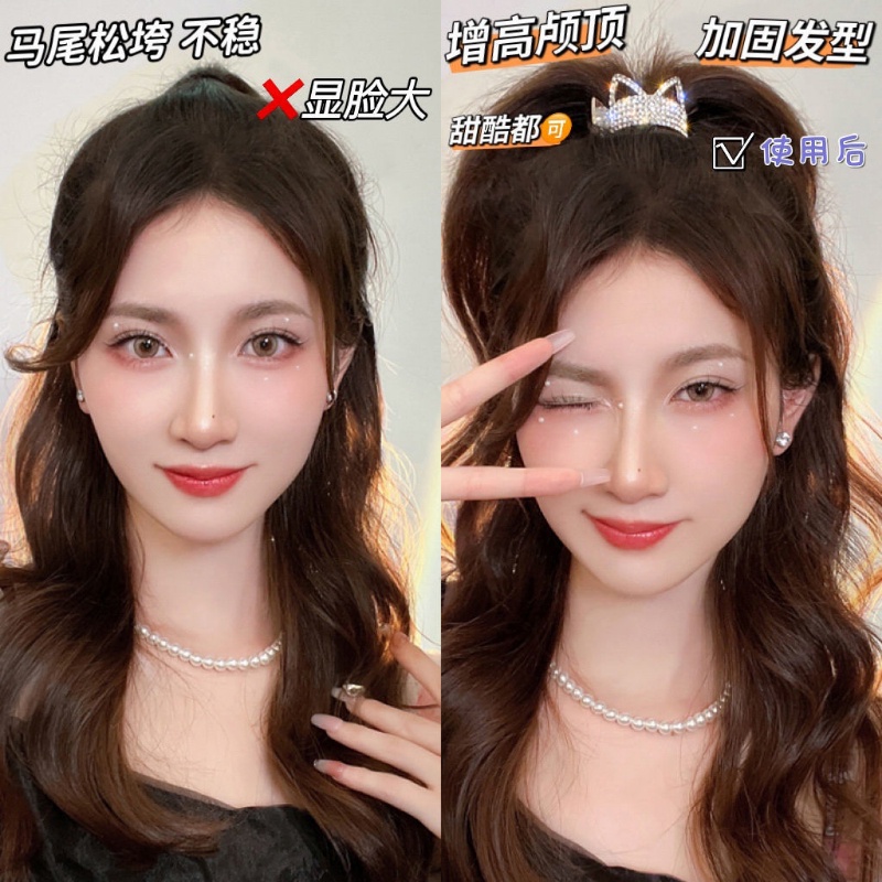 2022 Jepit Rambut Ponytail Bahan Metal Gaya Korea Untuk Wanita