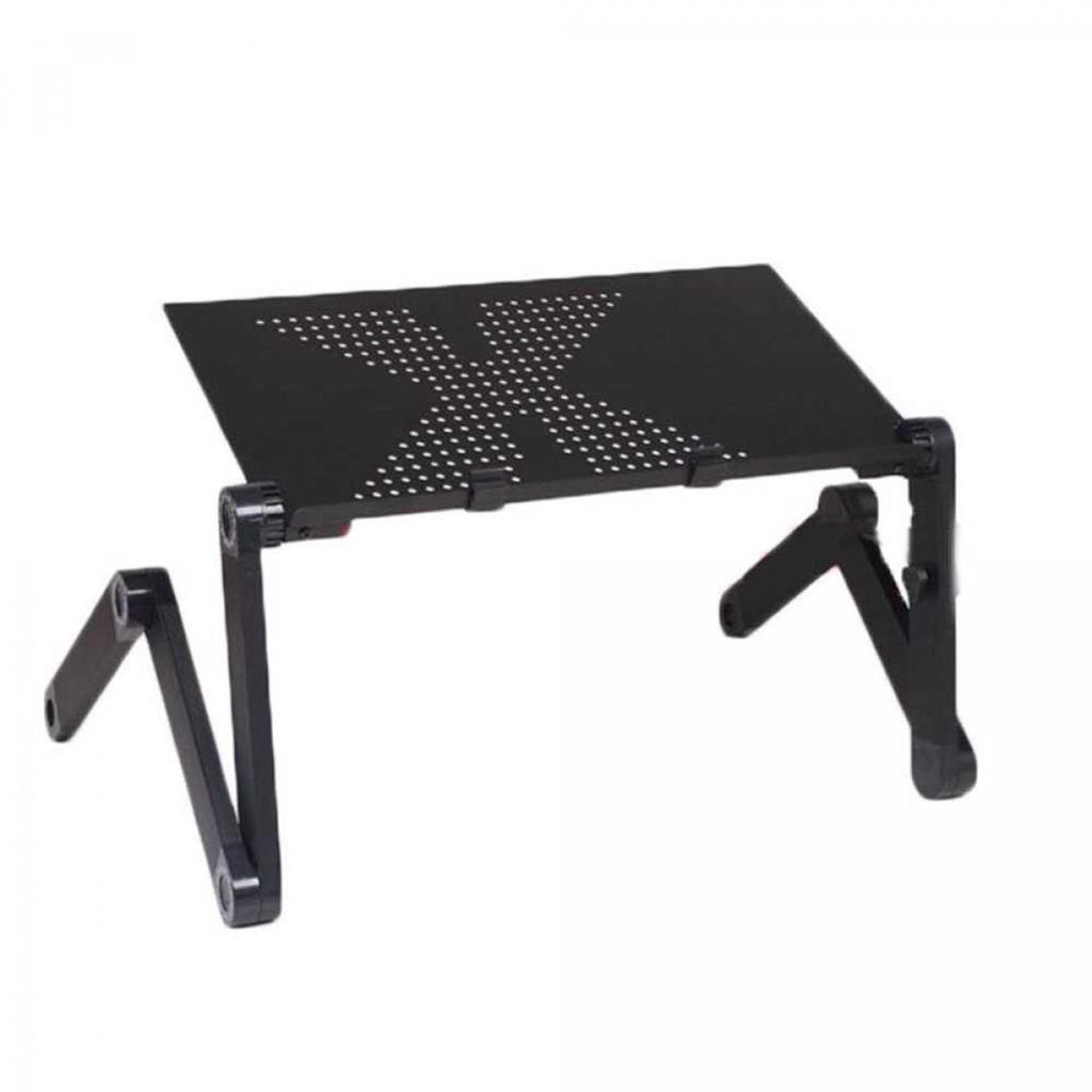 Meja Laptop Aluminium Aloy Portable Table Length 42 x 26 cm