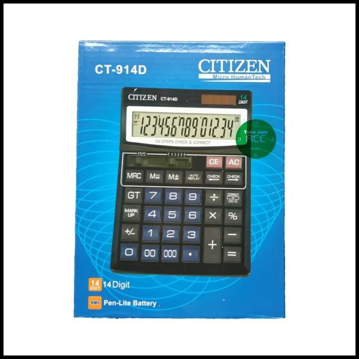 

Kalkulator Citizen Ct-914D