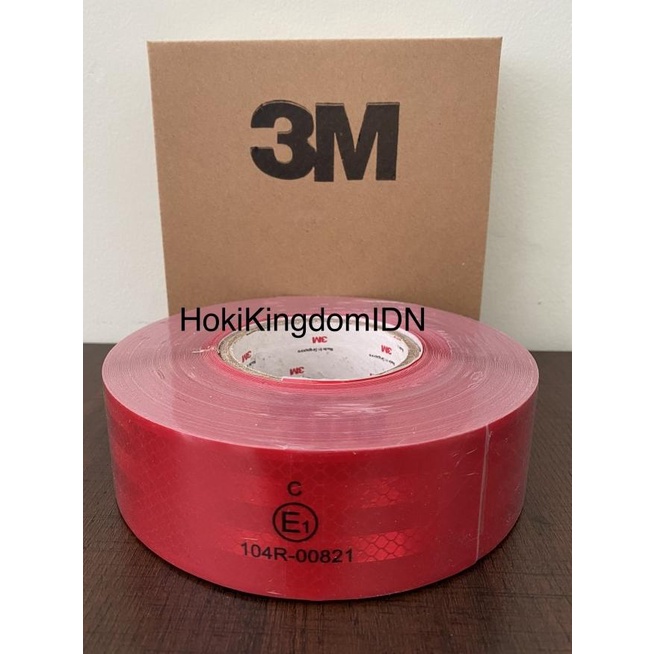 Scotlight / scotlite / reflektif stiker Merah