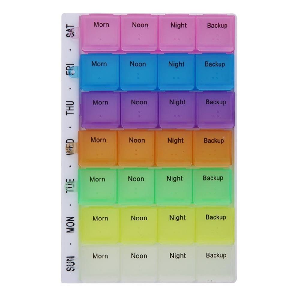 Preva 7hari Pill Box Organizer Dispenser Pill Case Tempat Obat