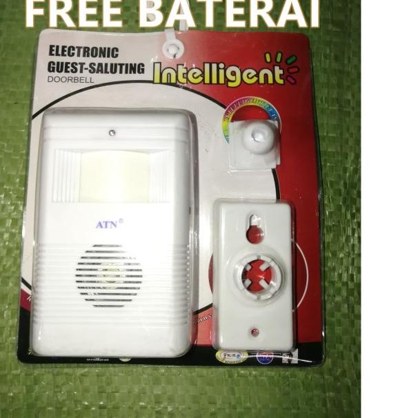 Bel pintu rumah sensor gerak bell alarm tamu welcome ATN