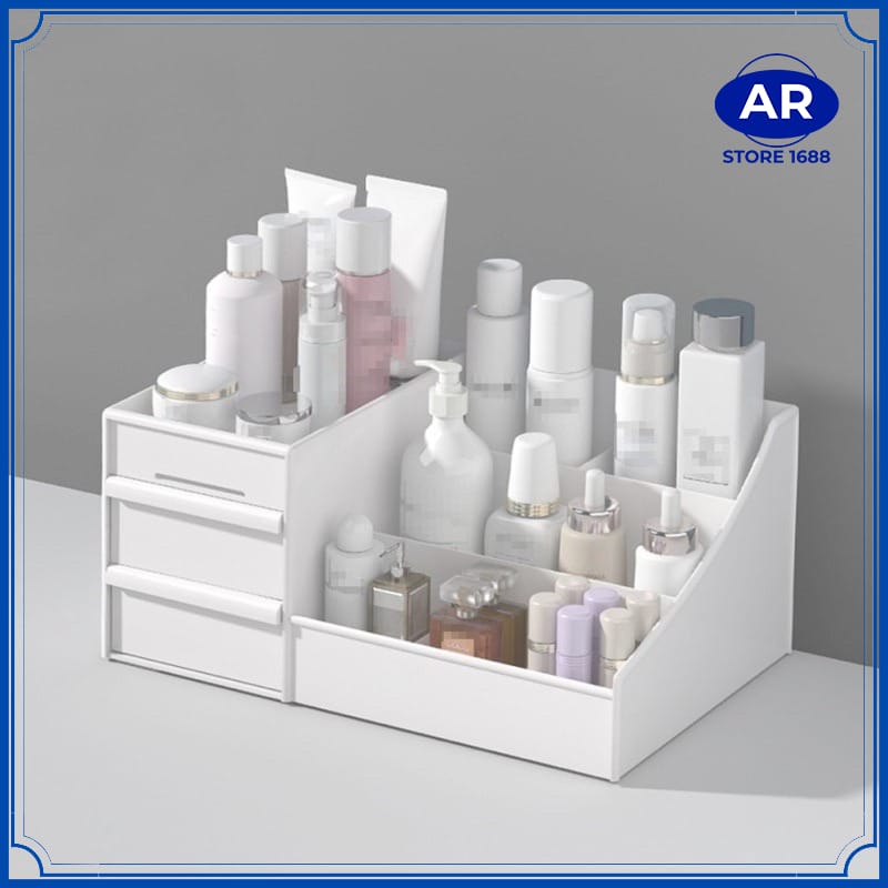 Rak Kosmetik / Cosmetic Storage Drawer / Kotak Penyimpanan Makeup Organizer / Rak Kosmetik/Rak meja kantor /Rak meja belajar / Rak meja tamu / Rak serbaguna