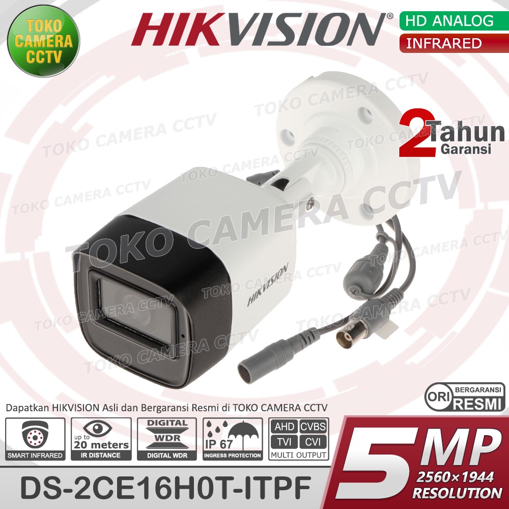 PAKET CCTV HIKVISION 5MP 16 CHANNEL 9CAMERA