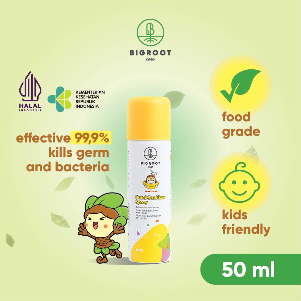 Handsanitizer Spray Sang Pisang Bigroot 50 ml foodgrade SangPisang