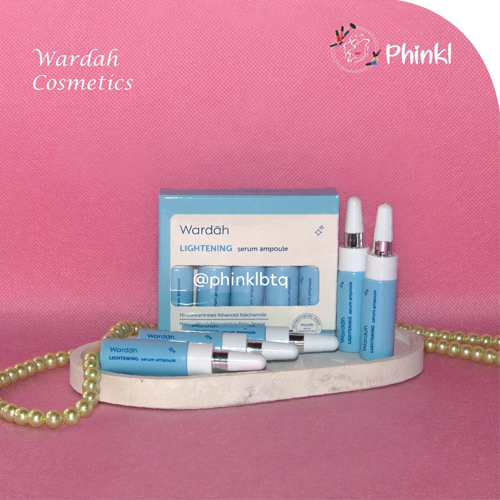 `ღ´ PHINKL `ღ´ ᘺᗩᖇᕲᗩᕼ Wardah Lightening Serum Ampoule pencerah wajah 5ml / 8 ml / 30 ml