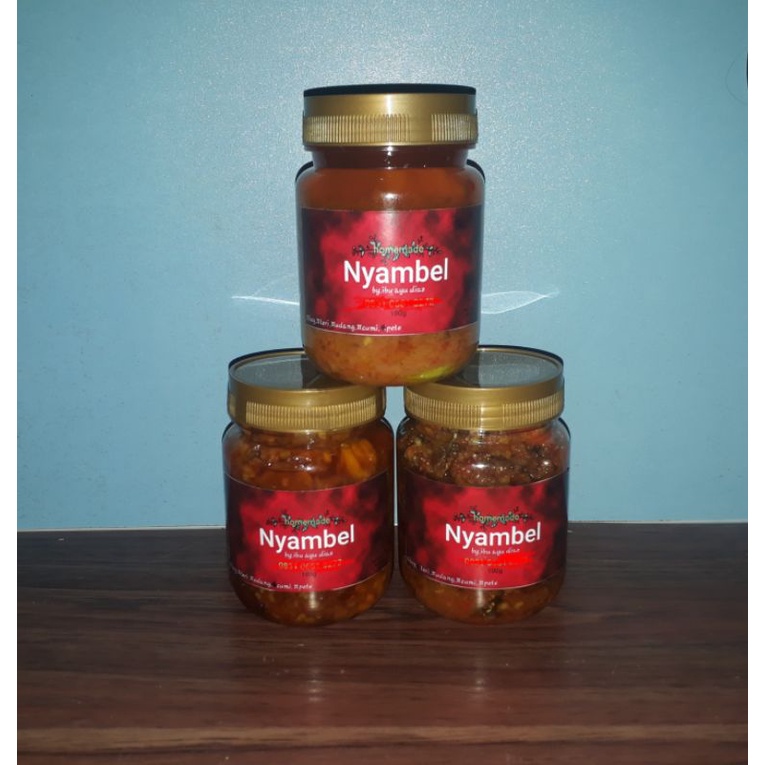 

Sambel toples homemade"Nyambel"100g