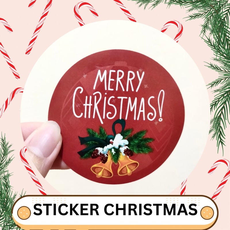

Label Stiker Christmas Natal Kue Toples Hampers Cookies 2