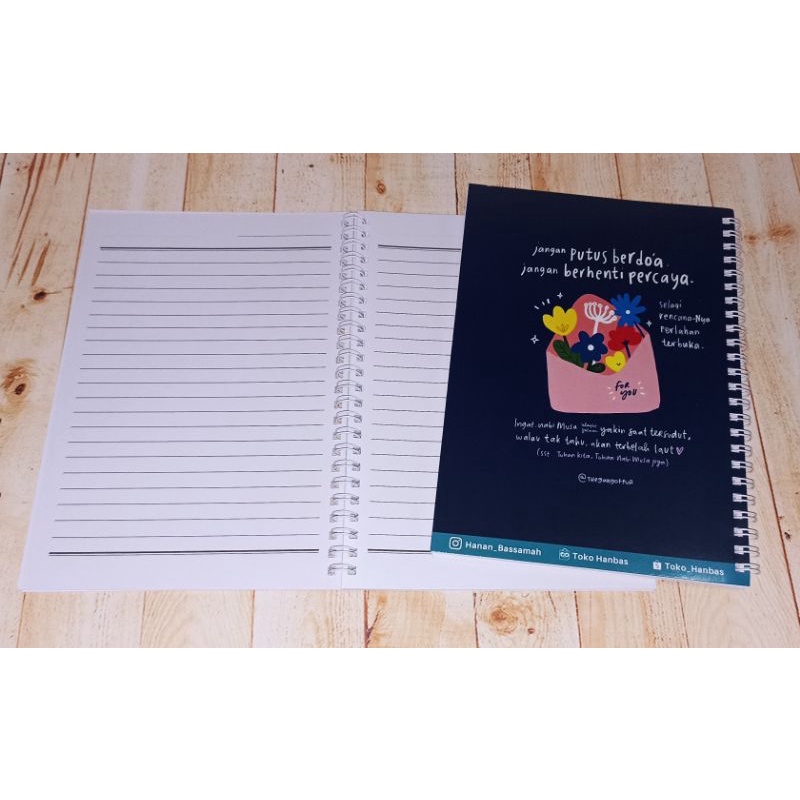 

PROMO Custom Notebook A5 khusus (Bergaris)