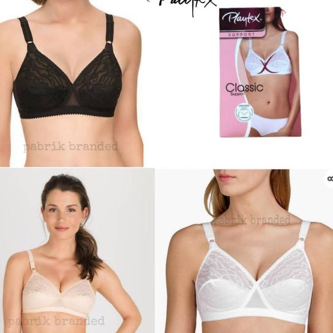 pabrik branded playtex senza ferretto wireless bra beha daleman murah - White 36C
