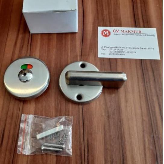 Grendel Kunci Pintu Partisi Toilet Harfit / Grendel Indikator Toilet