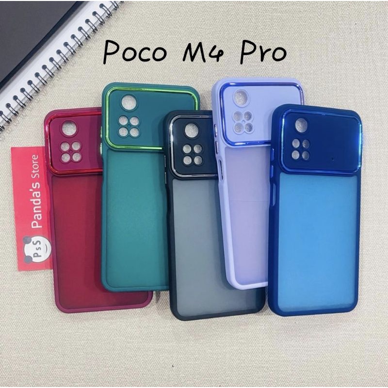 Case Poco M4 Pro Metal Chrome Softcase Dove Premium Luxury PSS