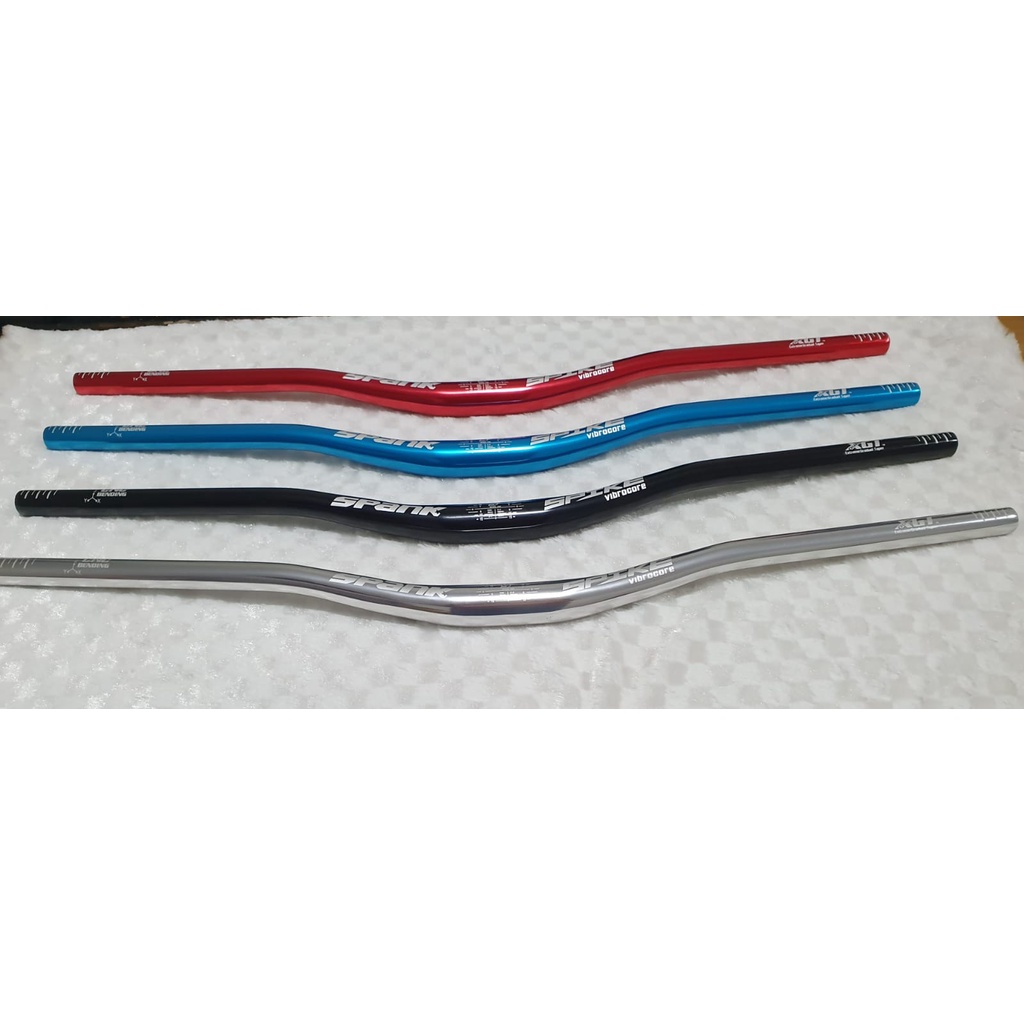 Handlebar Spank spike 31,8 mm 780mm Riser 20 Stang Sepeda MTB Hitam Merah Biru Silver