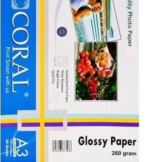 

KERTAS PHOTO PHOTO PAPER A3 260 GRAM GLOSSY PHOTO PAPER KERTAS FOTO