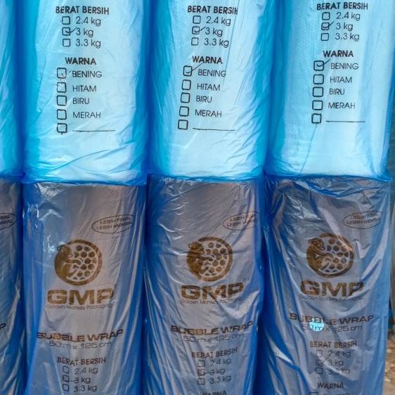 

Bubble wrap Bening murah tebal 50m x 125cm merk GMP - Putih