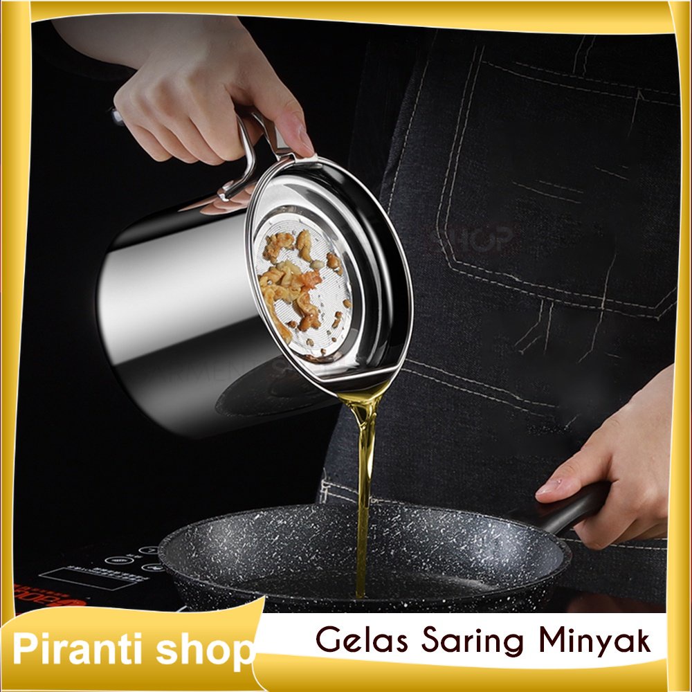 peniris tempat saringan minyak bekas goreng tirisan minyak wadah minyak jelantah penyaring minyak pe