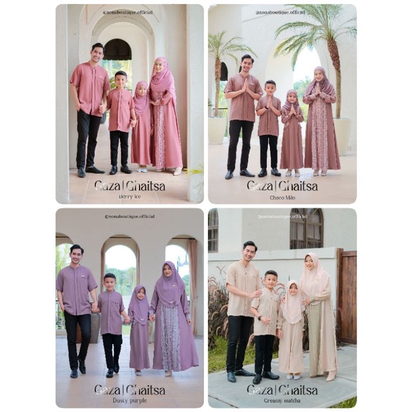 SUDAH PESANAN‼️Sarimbit Gaza Ghaitsa by Nona Boutique